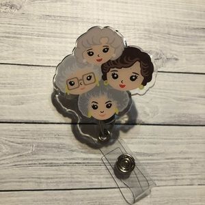 Golden Girls Interchangeable badge reel!